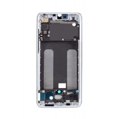 Lcd Frame Middle Chassis For Xiaomi Mi Cc9 White By - Maxbhi Com