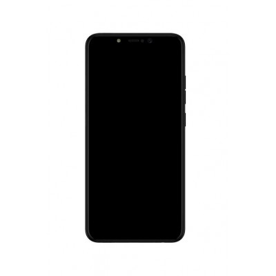 Lcd Frame Middle Chassis For Tecno Spark 3 Pro Black By - Maxbhi Com