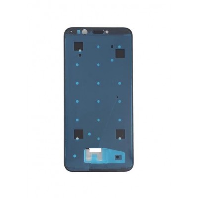 Lcd Frame Middle Chassis For Huawei Y7 2018 Black By - Maxbhi Com