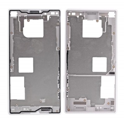 Lcd Frame Middle Chassis For Sony Xperia Z5 Compact White By - Maxbhi Com