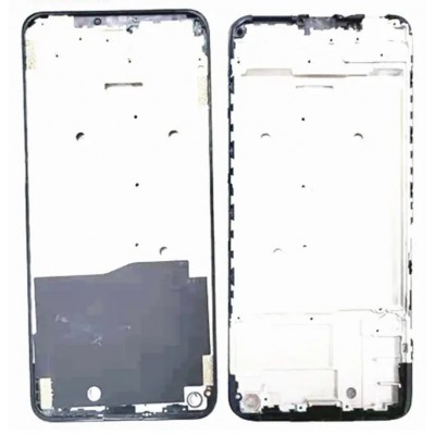 Lcd Frame Middle Chassis For Tecno Camon 12 Air Black By - Maxbhi Com