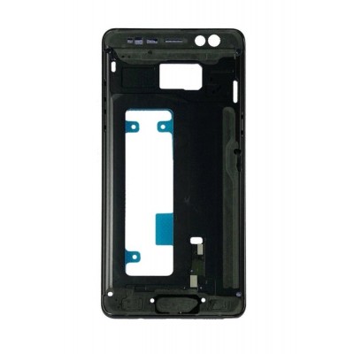 Lcd Frame Middle Chassis For Samsung Galaxy Note7 Usa Black By - Maxbhi Com