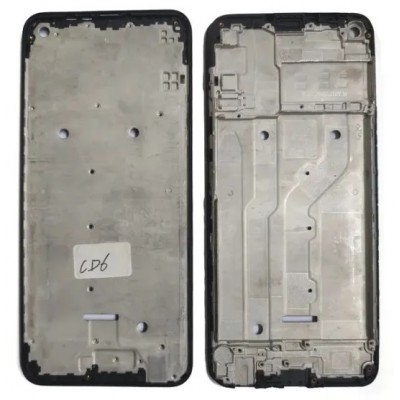 Lcd Frame Middle Chassis For Tecno Camon 15 Air Grey By - Maxbhi Com