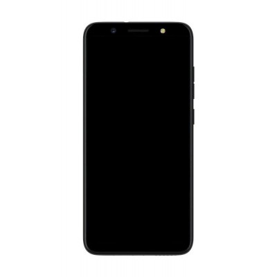 Lcd Frame Middle Chassis For Tecno Camon I Air Black By - Maxbhi Com