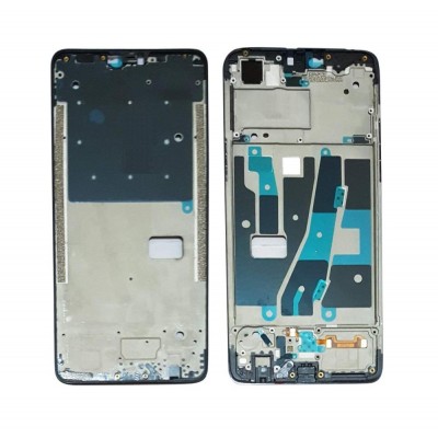 Lcd Frame Middle Chassis For Oppo F7 Youth Black By - Maxbhi Com