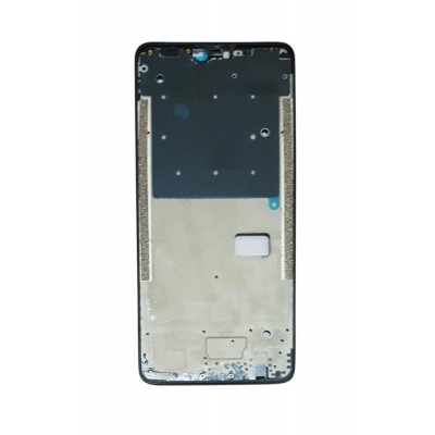 Lcd Frame Middle Chassis For Oppo F7 Youth Black By - Maxbhi Com