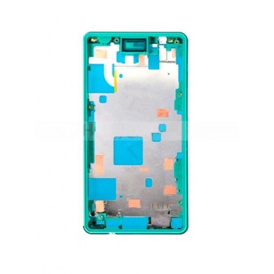 Lcd Frame Middle Chassis For Sony Xperia Z3 Compact D5833 Green By - Maxbhi Com