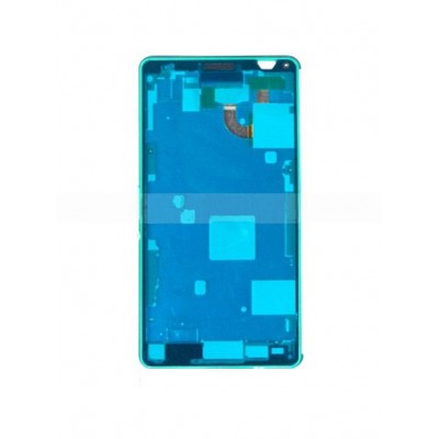Lcd Frame Middle Chassis For Sony Xperia Z3 Compact D5833 Green By - Maxbhi Com