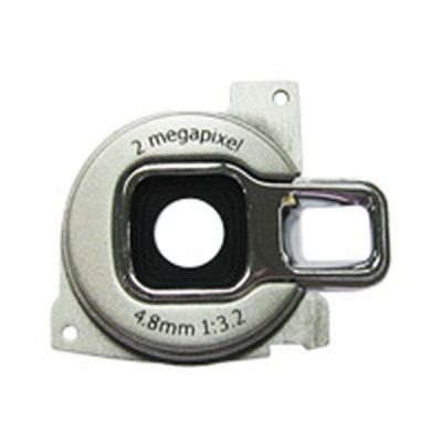 Camera Back Cover For Nokia N72 - Silver