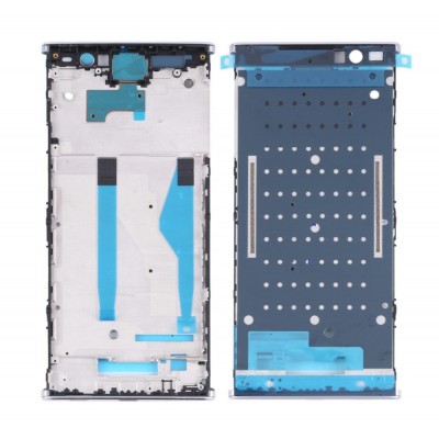 Lcd Frame Middle Chassis For Sony Xperia Xa2 Plus White By - Maxbhi Com