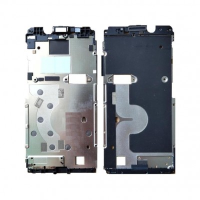 Lcd Frame Middle Chassis For Leeco Le Max 2 Silver By - Maxbhi Com