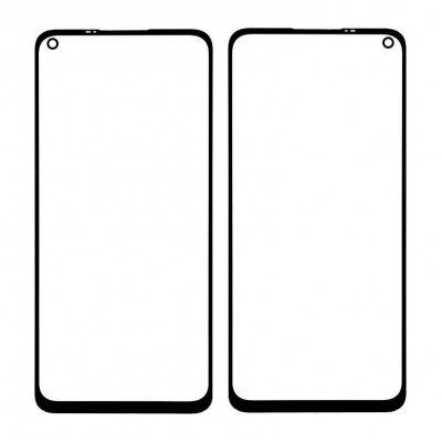 Replacement Front Glass For Xiaomi Redmi Note 9 Green By - Maxbhi Com