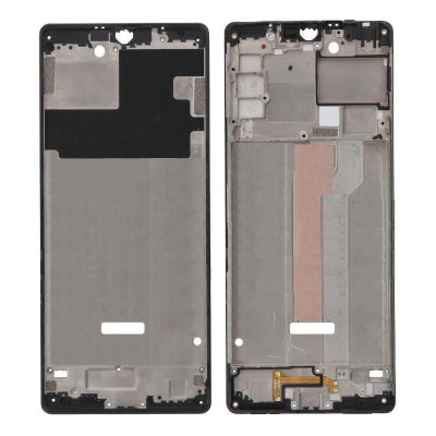 Lcd Frame Middle Chassis For Sony Xperia L4 White By - Maxbhi Com