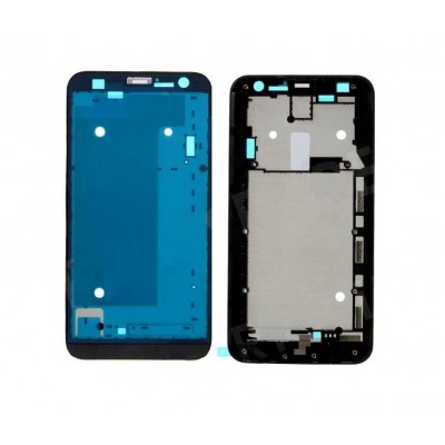 Lcd Frame Middle Chassis For Asus Zenfone 2 Laser Ze500kl White By - Maxbhi Com