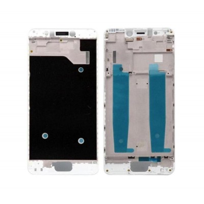 Lcd Frame Middle Chassis For Asus Zenfone 4 Max Zc520kl White By - Maxbhi Com