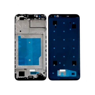Lcd Frame Middle Chassis For Huawei Y7 Pro 2018 Blue By - Maxbhi Com