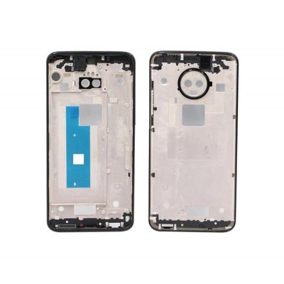 Lcd Frame Middle Chassis For Motorola Moto G7 Plus Black By - Maxbhi Com