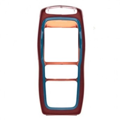 Front Cover For Nokia 3220 Red - Maxbhi Com