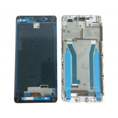 Lcd Frame Middle Chassis For Xiaomi Redmi 4 Prime White By - Maxbhi Com