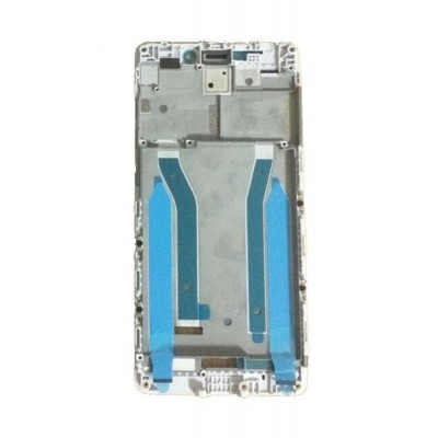 Lcd Frame Middle Chassis For Xiaomi Redmi 4 Prime White By - Maxbhi Com