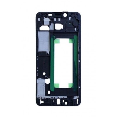 Lcd Frame Middle Chassis For Samsung Galaxy C7 Black By - Maxbhi Com