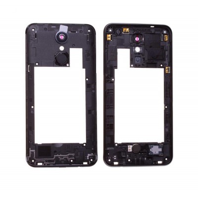 Lcd Frame Middle Chassis For Lg K4 2017 Black By - Maxbhi Com