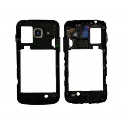 Lcd Frame Middle Chassis For Samsung Galaxy Ace 3 Gts7272 With Dual Sim White By - Maxbhi Com