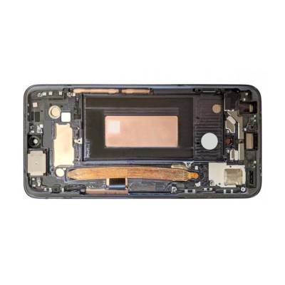 Lcd Frame Middle Chassis For Lg V50s Thinq 5g White By - Maxbhi Com