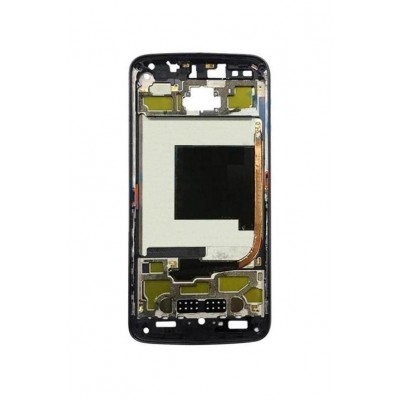 Lcd Frame Middle Chassis For Motorola Moto Z Black By - Maxbhi Com