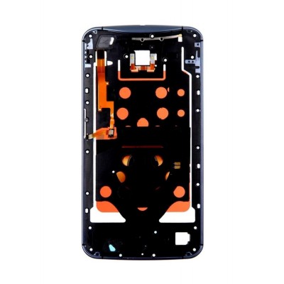 Lcd Frame Middle Chassis For Motorola Nexus X Black By - Maxbhi Com