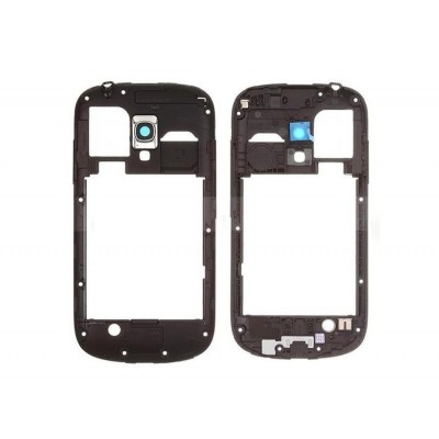 Lcd Frame Middle Chassis For Samsung I8190 Galaxy S3 Mini Grey By - Maxbhi Com