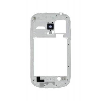 Lcd Frame Middle Chassis For Samsung I8190 Galaxy S3 Mini Red By - Maxbhi Com