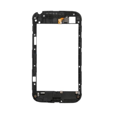Lcd Frame Middle Chassis For Blackberry Classic Q20 Blue By - Maxbhi Com