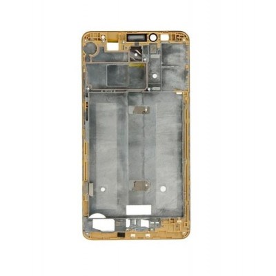 Lcd Frame Middle Chassis For Huawei Ascend Mate7 Monarch Gold By - Maxbhi Com