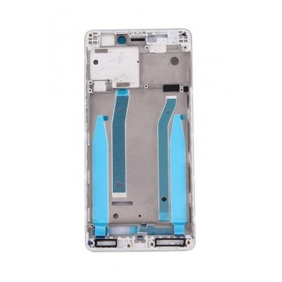 Lcd Frame Middle Chassis For Xiaomi Redmi 3x Silver By - Maxbhi Com