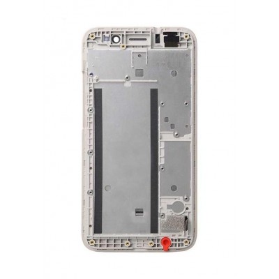 Lcd Frame Middle Chassis For Huawei Y3 2018 Gold By - Maxbhi Com