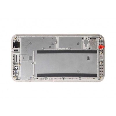 Lcd Frame Middle Chassis For Huawei Y3 2018 White By - Maxbhi Com