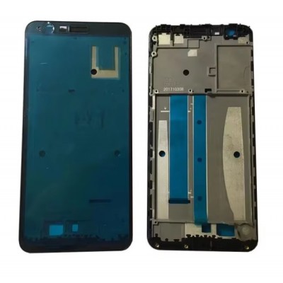 Lcd Frame Middle Chassis For Asus Zenfone Max Plus M2 Zb634kl Silver By - Maxbhi Com
