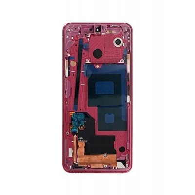Lcd Frame Middle Chassis For Lg Q9 Red By - Maxbhi Com