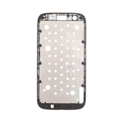 Lcd Frame Middle Chassis For Motorola Moto G 16gb Black By - Maxbhi Com