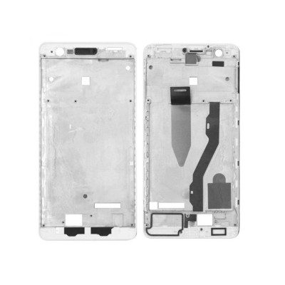 Lcd Frame Middle Chassis For Lenovo K5 Note 64gb Silver By - Maxbhi Com
