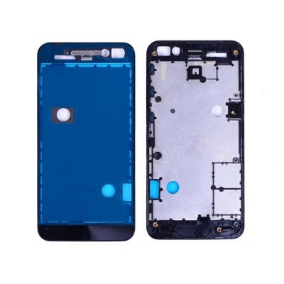 Lcd Frame Middle Chassis For Asus Zenfone 4 Blue By - Maxbhi Com