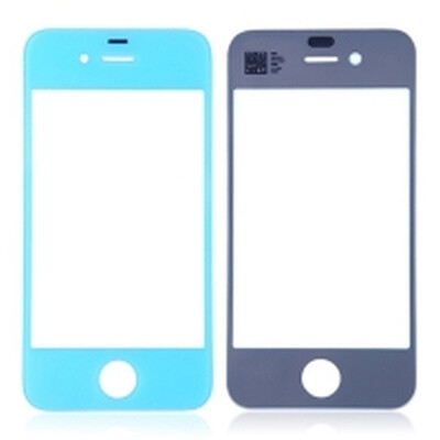 Front Glass Lens For Apple iPhone 4 - Light Blue