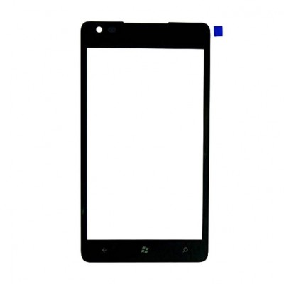 Replacement Front Glass For Nokia Lumia 900 Black By - Maxbhi Com