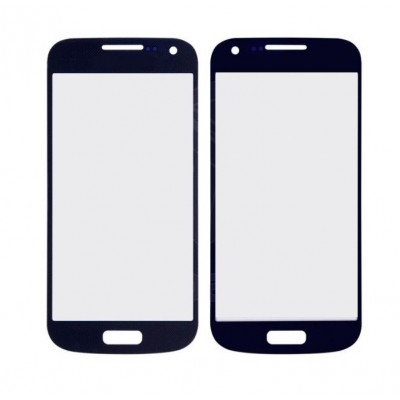 Replacement Front Glass For Samsung I9192 Galaxy S4 Mini With Dual Sim Blue By - Maxbhi Com