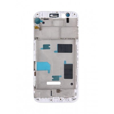 Lcd Frame Middle Chassis For Huawei Gx8 White By - Maxbhi Com