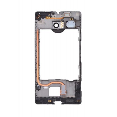 Lcd Frame Middle Chassis For Microsoft Lumia 950 Xl White By - Maxbhi Com