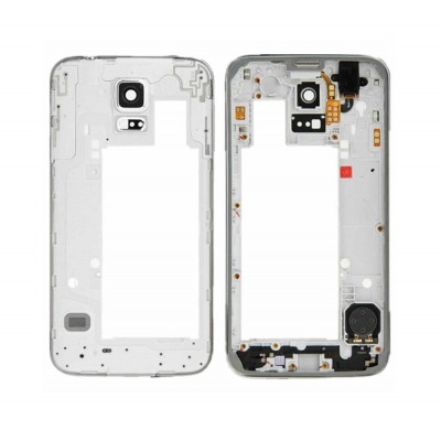 Lcd Frame Middle Chassis For Samsung Galaxy S5 Neo Gold By - Maxbhi Com
