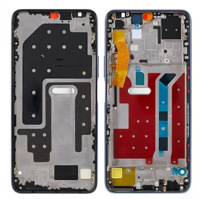 Lcd Frame Middle Chassis For Huawei Enjoy 20 Pro White By - Maxbhi Com