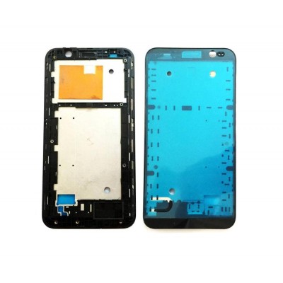 Lcd Frame Middle Chassis For Asus Zenfone Go Zb552kl Blue By - Maxbhi Com